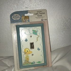 Wooden light switch cover